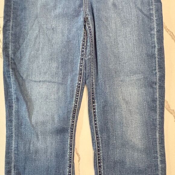 7 For All Mankind | Women’s The High Rise Ankle Skinny Denim Blue Jeans - Picture 6 of 16